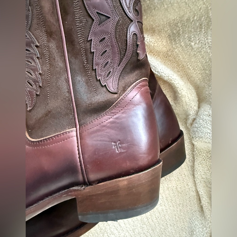 Vintage FRYE Billy Firebird Cowboy Boots Men’s size 9.5 D - Picture 4 of 8